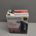 Black+Decker Easy Garment Steamer Quick Heat Up Easy Fill Water Tank Powerful Steam