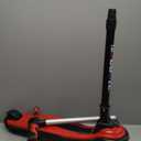 3 Wheels Kick Scooter for Kids Teens Ages 6-18 Years Extral Wide Deck 4 Adjustable Height and Foldable Handlebar LED Flashing Glider Push Scooter for Boys Girls (Red)