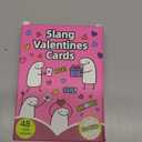 Jamuss Slang Valentines Day Cards for Kids, 48 Pack Valentine Cards for Kids Classroom School, Funny Slang Greeting Cards for Boys Girls Classroom Prizes Exchange Gifts