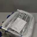 Toilet Safety Rails for Seniors,Height-Adjustable Toilet Frame Width-Adjustable Toilet Handles Toilet Rail Provides Support for Seniors  Pregnant Disabled (Blue)