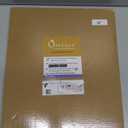 OWENIE Sheer White Curtains, Sheer Curtains 90 inches Long 2 Panels Set, Rod Pocket Voile Fimly Sheer Drapes for Living Room/Bedroom, 2pcs, Each 42" W x 90" L