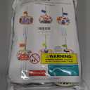 Winlyn 24 Sets Halloween Crafts Fall Pumpkin Crafts DIY Unfinished Paintable Wooden Pumpkin Wind Chimes Ornaments Craft Kits for Kids Classroom Activities Art Project Halloween Decoration Party Favors