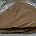 Round Plastic Table Cloth,with Soft Flannel Backing,100% Waterproof Round Vinyl Tablecloth with Elastic,Indoor/Outdoor Picnic Tablecloths. (Dark Coffee, Fits 45" - 56" Round Tables)