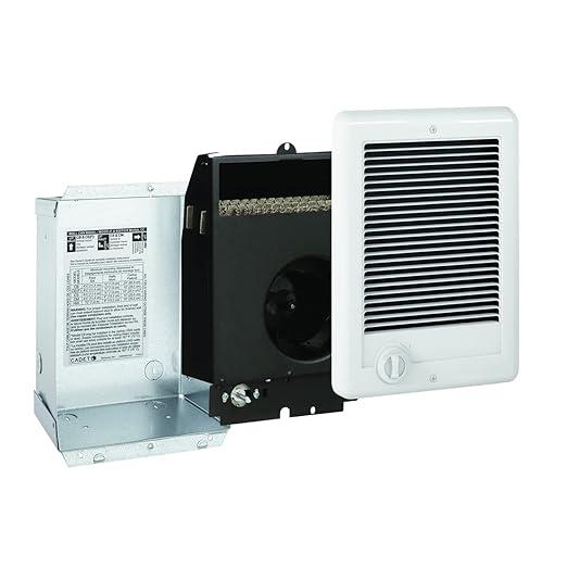 Cadet Com-Pak Electric Wall Heater Complete Unit With Thermostat (Model: CSC202TW, Part: 67507), 6825/5120 BTU, 240/208 Volt, 2000/1500 Watt, White