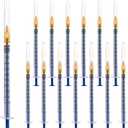100 Pack 1ml 25 Gauge 1 inch Disposable Syringes with Needle 1cc Luer Slip Syringe for Scientific Lab Use, Individually Wrapped