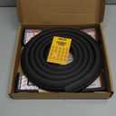 Baby Proof Corners and Edges Protector 8.2ft (Large 7.5ft Edge+4 Corner Guard), Fireplace Baby Proofing Bumper, Heavy-Duty Soft NBR Foam Edge Corner Protector for Furniture Table, Childsafe/Pre-Taped (Black)