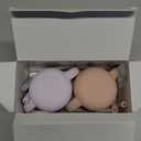 Moonkie Silicone Baby Sippy Cups | 3 Stages Training Cup Straw Cup for Infants Toddlers and Kid | 4 oz 2Pack (Blush + Mauve)