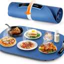 Food Warming Mat, Electric Warming Tray for Parties Buffet, Portable Warming Mat for Food, Full Surface Heating with Adjustable Temperature Keep Food Warm, Stocking Stuffer for Women/Mom