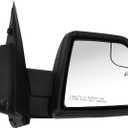 Right Passenger Side Mirror Assembly Compatible with F-Series 150 2015-2020 w/Power Heated and Turn Signal Light FO1321556 8Pins Side View Mirror (Right)