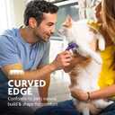 FURminator deShedding Tool For Medium/Large Cats, Long Hair, Removes Loose Hair From Shedding
