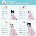 Dog Surgery Suit Long Sleeve, Dog Recovery Suit Female Male with Zipper Closure Post Spay, Neuter, Dog Onesie Shedding Suit Full Coverage Bodysuit (Pink, XL)