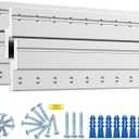 34 Inch Heavy Duty French Cleat Hanger, Heavy Mirror Mounting Hardware & Picture Hanging kit, Wall Mount Brackets for Cabinets, Shelf, Headboard - Z Clips 2 Pairs up to 300 lbs