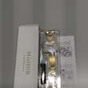 MioHHR Solid Stainless Steel Band Compatible with Apple Watch 38mm(Series 3/2/1) 40mm(Series SE/6/5/4) 41mm(Series 9/8/7) Metal Strap with Soft TPU Case for iWatch Bands for Women and Men, Gold. Size 38/40 mm