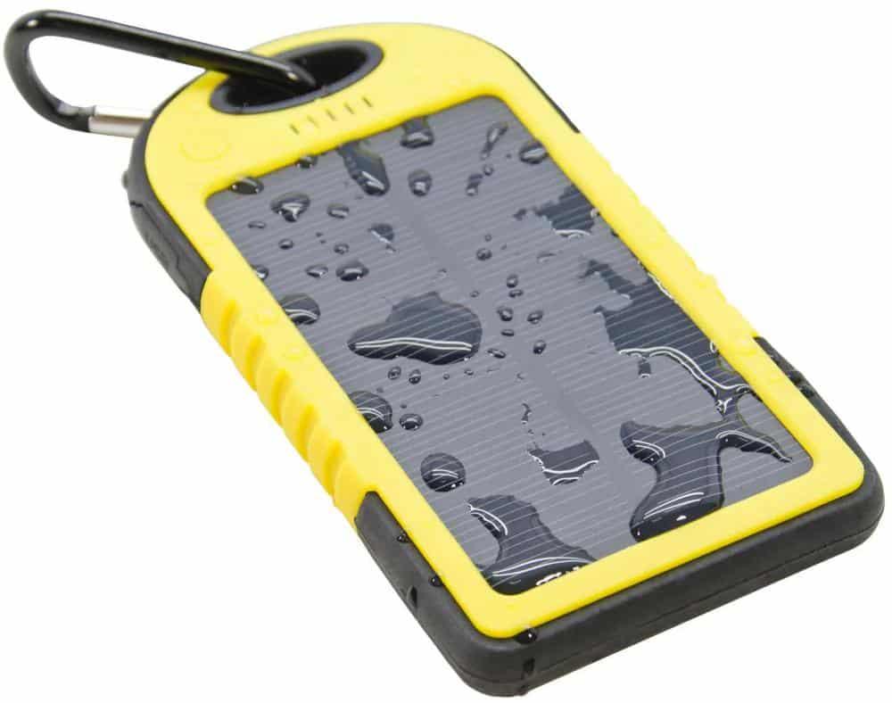ZGear 4000mAh Solar Power Bank - Yellow/Black, 1 ct