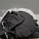 Bedsure Cotton Duvet Cover Queen - 100% Cotton Waffle Weave Charcoal Duvet Cover Queen Size, GentleSoft and Breathable Bedding Set for All Season, 3 Pieces, 90"x90"