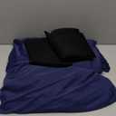3×10 ft Shimmer Navy Blue Draping Sheer Arch Fabric For Wedding Party 3 Panels And 2 Panels Black