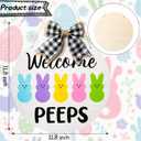 Easter Door Sign (Peeps Bunny)