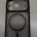 TOCOL for iPhone 17 Pro Case, Compatible with Magsafe, Full Camera Protection, Built-in Magnetic Ring, Drop Protection, Translucent Matte Phone Case for iPhone 17 Pro 6.3 inch (Black)