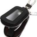 Yuoyar Premium Leather Key Fob Case - Universal Car Key Holder