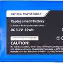 Replacement Battery for Autel Maxisys MS906BT MS906TS MS906S MS906BT MS906TS, fits Part no MLP4670B1P 10000mAh