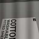 FreshCulture Pure Cotton Fitted Sheets Full Size, 300 Thread Count Percale Sheets for Full Size Bed, Soft & Breathable Cotton Sheets, Luxury Full Size Fitted Sheets Only (White)