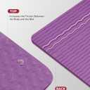 HAPBEAR Extra Large Yoga Mat 72"x48"x6mm (1/4 inch), Non-Slip, Durable,Thick Wide Exercise Mat for Home Workouts, Yoga, Pilates, Stretching Floor & Fitness Workouts
