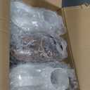 Pack of 3 Airtight Food Storage Containers Cereal & Dry Food Storage Container Set with Handles and Lids Clear Plastic Containers for Kitchen Cabinet Pantry Organization, 5.51LBS Rice Dispenser, Bpa Free ((2*White+Brown)-2.5L/4.2LBS-(3 PCS))