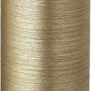 Pillar Candle - Made in Europe, Gold Color, +/- 25-Hour Burn Time - 2.76 x 5.9 inches