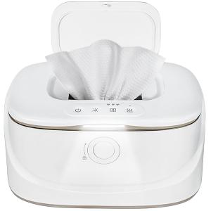 Baby Wipe Warmer with Night Light,Innovative Spring Design,Baby Wet Wipes Dispenser for Large Wipes,Wipes Warmer for Newborn Baby,Temperature Display,3 Modes of Temperature Heating Control