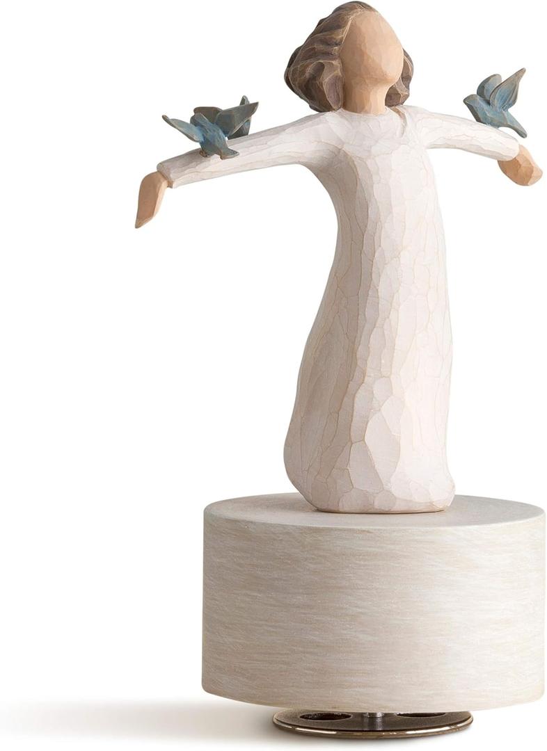 Willow Tree Happiness Musical, Sculpted Hand-Painted Musical Figure