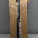 KMINA - Forearm Crutches for Adults (x2 Units, Open Cuff), Adjustable Handle Pad, Aluminum, Black - Made in Europe Black