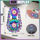 Metal Fidget Spinner Toys for Teens Boys Figette Bike Chain Roller for Adults Cool Gadgets ADHD Anxiety Stress Relief Items Figet Desk Offices EDC Men Easter Basket Stuffer