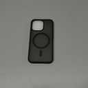 SUPFINE Magnetic for iPhone 13 Pro Case (Compatible with MagSafe) (Military Grade Drop Protection) Translucent Matte Shockproof Phone Case,Black
