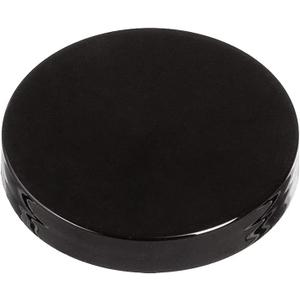 Plastic Smooth Black Lid With a Foam Liner for Jar (24 Pack) (Neck Size 58-400)