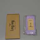 LingTing Dance Skirts for Girls, Light Purple Ballet Skirt for Leotards, 5-8 Years, M