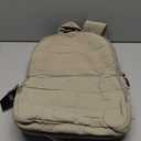 Uselike Travel Backpack for Women, 15.6 Inch Laptop Backpack, Quilted College Bookbag, Cute Work Backpacks, Water Resistant (Khaki Ash)