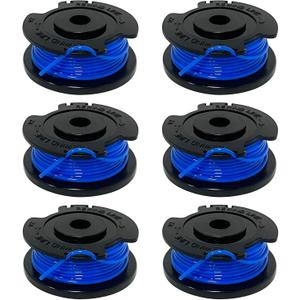 6PC 88524 88532 51484 Trimmers Replacement Spools for Toro 51484/51484T/ 51486/51487/ 51434/51435 12 Inch 20/29-volt 51484 Cordless Trimmer/Edger