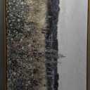 InSimSea Framed Canvas Wall Art Vintage Decor, Landscape Wall Art, Meadow with Flowers Art, Modern Farmhouse Decor, Cottagecore Bedroom Bathroom Office Decorations, 24"x36" (Champ Fleuri)