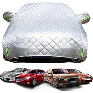Hail Protector Car Cover, 5-Layer Thickened Hail Storm Protector Padded Car Cover SUV, Durable Snow proof Waterproof Windproof Sun UV Blanket Outdoor All Weather Automobile Protection (SUV)