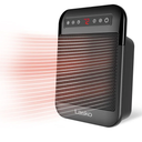 Lasko MyHeat Max Portable Ceramic Space Heater, Tip Over Switch, Overheat Protection, 2 Heat Settings, Adjustable Thermostat, Timer, for Indoor Use, Home, Office, 9 Inches, 1500W, Black, CD09101