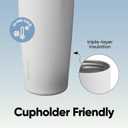 Owala FreeSip Sway Insulated Stainless Steel Water Bottle with Two-Way Spout, Built-In Straw and Bucket Handle, Made for Travel, School, and Sports, 30oz, BPA Free, Leak Proof, Iced Breeze