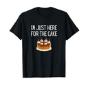 Gildan I'm Just Here For The Cake Funny Here For The Cake T-Shirt Kids 4