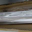 No Tools No Drill Cordless Mini Blinds, 1" L-Shaped Slats Light Filtering Shades, Horizontal Vinyl Blinds for Indoor Windows, White,31.5" Wx 64" H