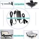 Adjustable Bed Parts Replacement Switching Power Supply Adapter, Electric Bed Power Supply Replacement Power Cord Kit Compatible for Extend, Ergo, Sealy Ease and Serta New Generation Electric Bed