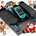 VIVURN-018 Under Desk Elliptical 12 Speed 5 Modes Mini Motorized Leg Exerciser While Sitting for Seniors As Seen on TV with Non-Slip Mat Quiet & Portable Electric Pedal Exerciser for Home and Office (Blue)