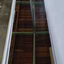 BARNSMITH 60 x 80 Inches Mirrored Closet Door, One Side Mirror with Top & Bottom Track Kits, 2-Panels Steel Frame Sliding Mirror Closet Door, Easy to Install