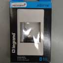 Legrand adorne Gloss White 1-Gang Screwless Wall Plate (1, Gloss White)