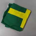 Letter T in Yellow on Green Costume Halloween Party T-Shirt, L