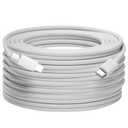 USB C Cable 20ft 1Pack USBC to USBC Cable Fast Charging,60W(3A) Compatible with iPhone 16/15 Pro Max/Plus,iPad mini 6/ Pro 2021,Mac-Book Pro 2020,Samsung Galaxy S24,Switch,Tablet,Laptop (White)