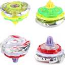Battling Burst Gyro Toy Set Gift 12 Burst Spinning Tops 2 Two Way Launchers Grip Starter for Boys Children Kids 6 8 10 12+ Battle Game with Portable Box